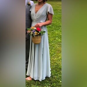 BHLDN Bridesmaid Wrap Dress